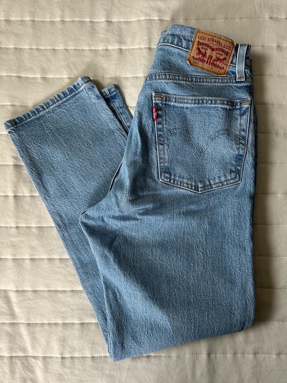 Levi’s 501 high waisted jeans
